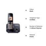 Cordless Phone With Caller Id Ni-Mh Rechargable Battery Providing Talk-Time Of 3 Hours And Standby Time Of 24 Hours