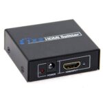 HDMI Splitter 2 Ports 1080P 3D Splitter Ver 1.4 WITH ADAPTER .Connector Type HDMI ; Compatible Devices: Projector, Desktop, Tablet . Cable Type :HDMI