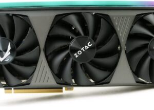 ZOTAC Gaming GeForce RTX 3080 AMP Holo 10GB GDDR6X 320-bit 19 Gbps PCIE 4.0 Graphics Card, IceStorm 2.0 Advanced Cooling, Spectra 2.0 RGB Lighting w/RGB LED Backplate, 1770Mhz Boost, ZT-A30800F-10P