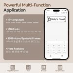 NIIMBOT D110 PORTABLE Thermal Label PRINTER