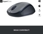 LOGITECH M235 Wireless Optical Mouse  -Smooth optical tracking - USB Receiver - 2.4 GHz wireless connection - DPI (Min/Max): 1000±