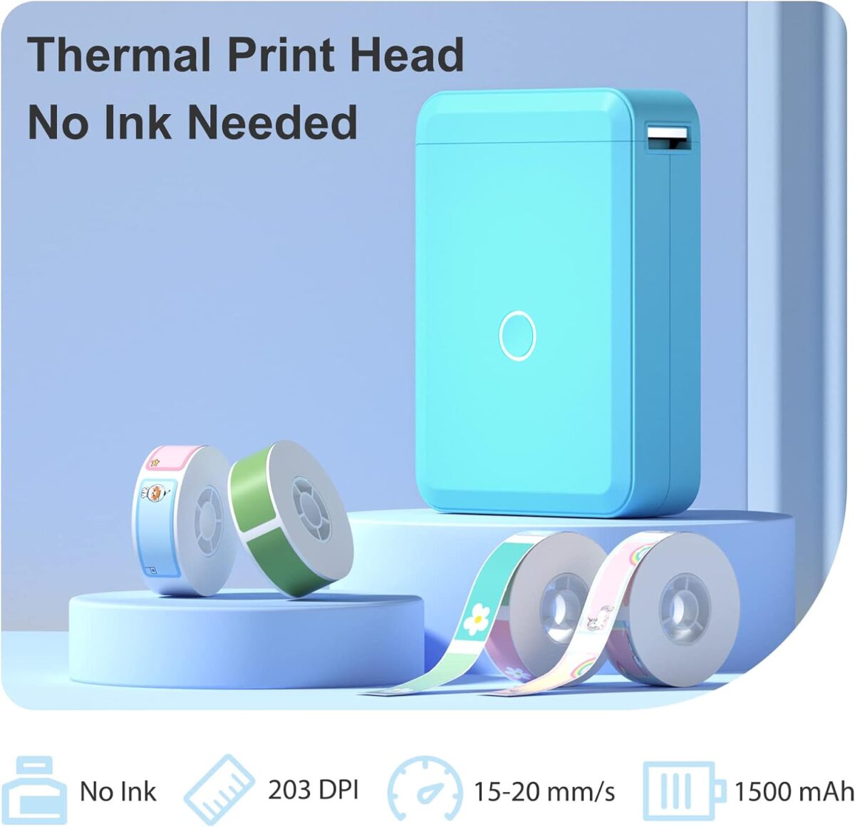 NIIMBOT D110 THERMAL Label PRINTER BLUE