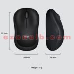 Logitech M220 Wireless Mouse, Silent Buttons, 2.4 Ghz With Usb Mini Receiver, 1000 Dpi Optical Tracking, 18-Month Battery Life, Ambidextrous Pc / Mac / Laptop - Charcoal Grey