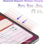 iPad Pencil 2nd Generation with Magnetic Wireless Charging, Apple Pencil 2nd Generation, Smart Pen Compatible with iPad Pro 11 in 1/2/3/4, iPad Pro 12.9 in 3/4/5/6, iPad Air 4/5, iPad Mini 6, Pink