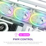 NZXT F120RGB Duo - 120mm Dual-sided RGB Fan - Triple Pack (White) w/RGB Controller - Image 4
