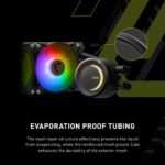 MSI MAG CORELIQUID E360 - AIO RGB CPU Liquid Cooler - 360mm Radiator - 3 x 120mm ARGB PWN Fans. - Image 5