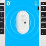LOGITECH PEBBLE M350 SLIM SILENT WIRELESS WHITE MOUSE - Image 5