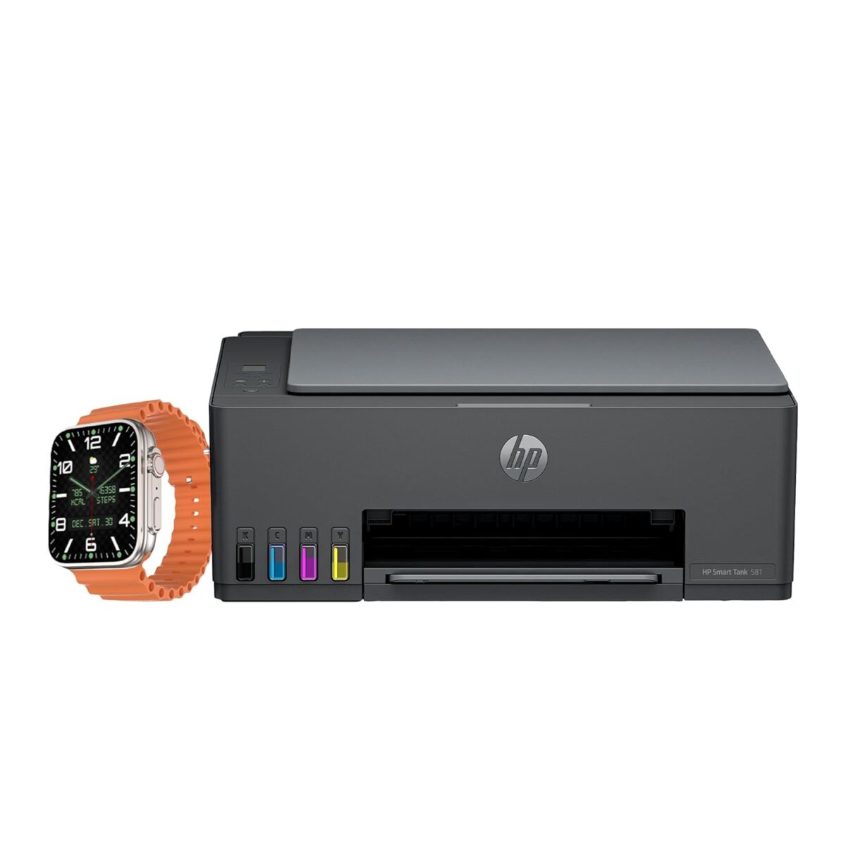 HP Smart Tank 581 All-in-One Printer, Color Printer for Home/office, Print; copy; scan; Wireless; Print upto 6000 black/color pages - Image 2
