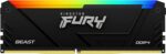 RAM Kingston FURY Beast 16GB 3200MT/s DDR4 CL16 Desktop Memory Single Module | Intel XMP | AMD Ryzen | Plug n Play | RGB Infrared Syncing | KF432C16BB12A/16