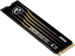 MSI SPATIUM M480 PRO PCIe 4.0 NVMe M.2 4TB Internal SSD PCIe Gen4 NVMe (SPATIUM M480 PRO PCIe 4.0 NVMe M.2 4TB)