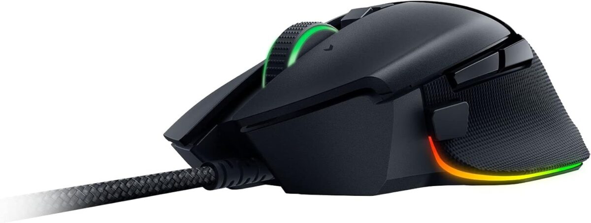 61XAvLvufAL._AC_SL1500_ Razer Basilisk V3 Customizable Ergonomic Gaming Mouse: Fastest Gaming Mouse Switch - Chroma RGB Lighting - 26K DPI Optical Sensor -Classic Black