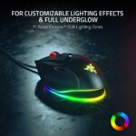 Razer Basilisk V3 Customizable Ergonomic Gaming Mouse: Fastest Gaming Mouse Switch - Chroma RGB Lighting - 26K DPI Optical Sensor -Classic Black