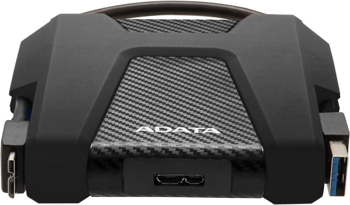 ADATA  EXTERNAL HDD  1TB  2.5" USB 3.2 HD680  Military-Grade Shock-Proof External Portable Hard Drive Black (AHD680-1TU31-CBK) 