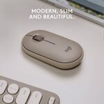 LOGITECH PEBBLE M350 SLIM SILENT WIRELESS SAND MOUSE - Image 2