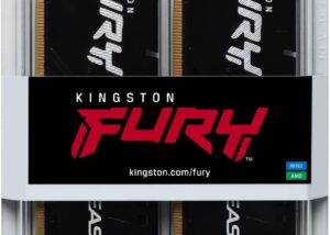 Kingston Fury Beast 32GB  5200MT/s DDR5 ONLY FROM EXPERT ZONE Kingston Technology Kingston Fury Beast 32GB (2x16GB) 5200MT/s DDR5 CL40 Kit of 2 Desktop Memory KF552C40BBK2-32