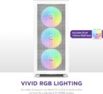 NZXT H Series H7  Flow RGB Edition ATX Mid Tower Chassis White Color ;  CM-H71FW-R1 - Image 5
