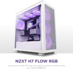 NZXT H Series H7  Flow RGB Edition ATX Mid Tower Chassis White Color ;  CM-H71FW-R1 - Image 7