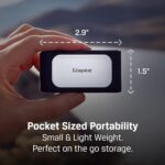 Kingston XS2000 4TB High Performance Portable SSD with USB-C | Pocket-Sized | USB 3.2 Gen 2x2 | External Solid State Drive | Up to 2000MB/s | SXS2000/4000G