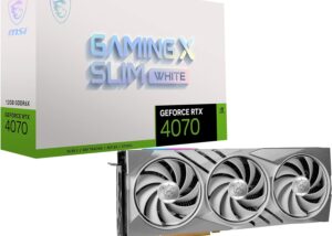 GeForce RTX 4070 Gaming X Slim White 12G