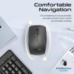  ERGONOMIC WIRELESS Keyboard and Mouse Combo