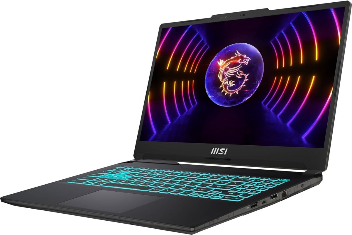 MSI Cyborg 15 A13VF-611XJo 15.6" FHD 144Hz Gaming Laptop - 13th Gen Intel Core i7-13620H 10-Core up to 4.90 GHz CPU, 16GB DDR5 RAM, 512GB NVMe SSD, GeForce RTX 4060 8GB GDDR6, Wi-Fi 6 Gig+ Bluetooth 5.2, DOS-