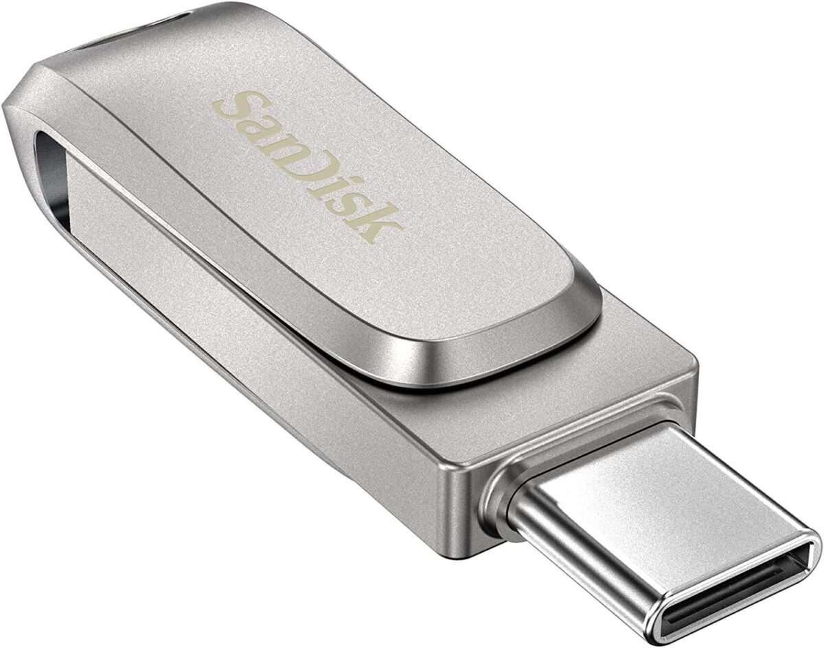 717yncBIZuL._AC_SL1500_ SanDisk Ultra Dual Drive Luxe USB Type-C 128GB  and USB Type-A connector for Smartphones, Tablets, and Computers – High Speed USB 3.1