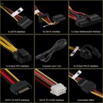 600W Power Supply ATX Gaming PC PSU Active PFC Full Voltage 110/220V Non Modular Computer Power Supplies Bronze for Desktop Server