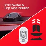 HyperX Pulsefire Haste 2 Wireless Gaming Mouse Ultra Lightweight, 61g, 100 Hour Battery Life, 2.4Ghz Wireless, Up to 26000 DPI - Black (6N0B0AA)