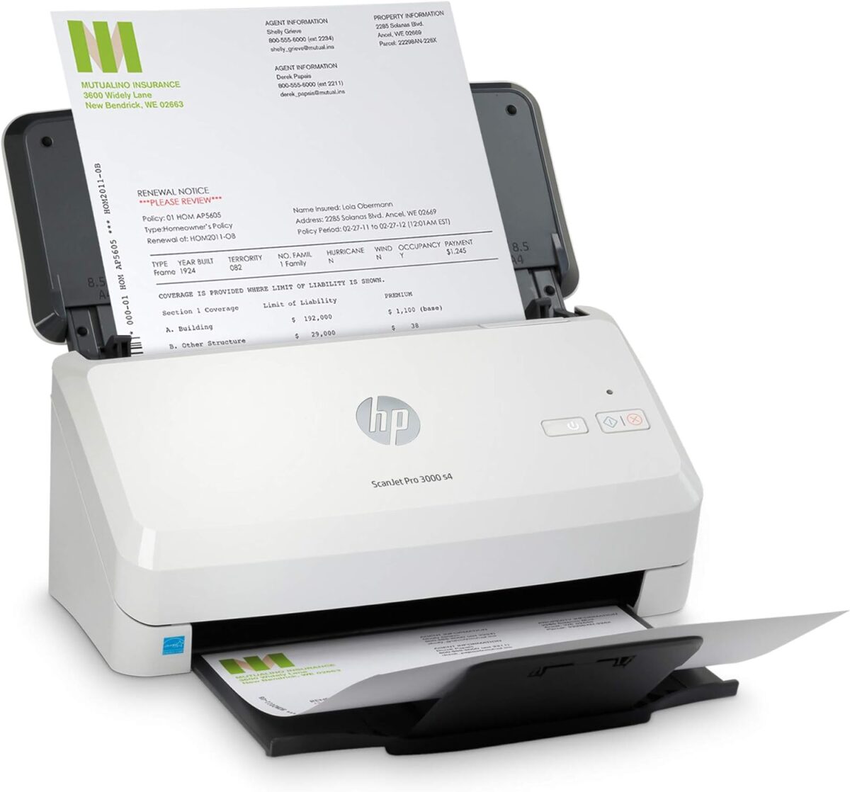 HP ScanJet Pro 3000 s4 Sheet Feed Scanner ; Document scanner ; Max. Paper format A4 ; Scan volume/day (max.): 4,000 pages ; Scan speed (max.): 40.0 ppm