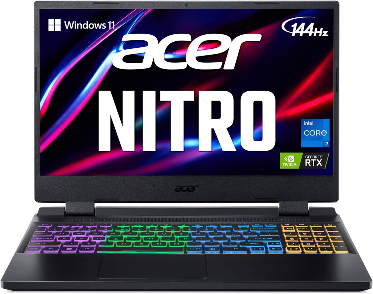 ACER  I7-12700H 16GB 512GB RTX3060 15.6"Acer Nitro 5 AN515-58-725A Gaming Laptop| | NVIDIA GeForce RTX 3060 GPU | 15.6" FHD 165HZ Display