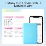 NIIMBOT D110 THERMAL Label PRINTER BLUE