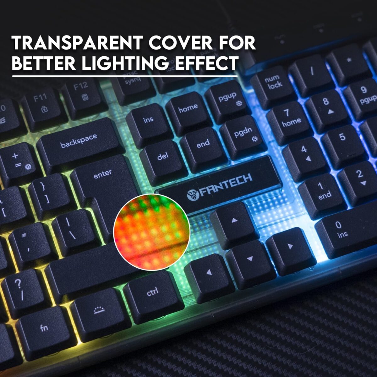 Fantech P51 5 in 1 Power Bundle : Flash HQ53 Headset , Tower II AC304 Headset Stand , Shikari K515 Gaming Keyboard , Vigil MP356 Mousepad , Crypto VX7 Gaming Mouse