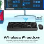  ERGONOMIC WIRELESS Keyboard and Mouse Combo
