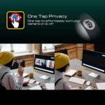 GAMDIAS IRIS M1 Streaming Webcam, Full HD 1080p 60FPS, Premium No Distortion Lens, Adjustable Ring Light, Accurate Auto Focus,BUILD-IN MIC, Works with OBS/StreamLabs/X Split for Twitch, Facebook, YouTube Streamer