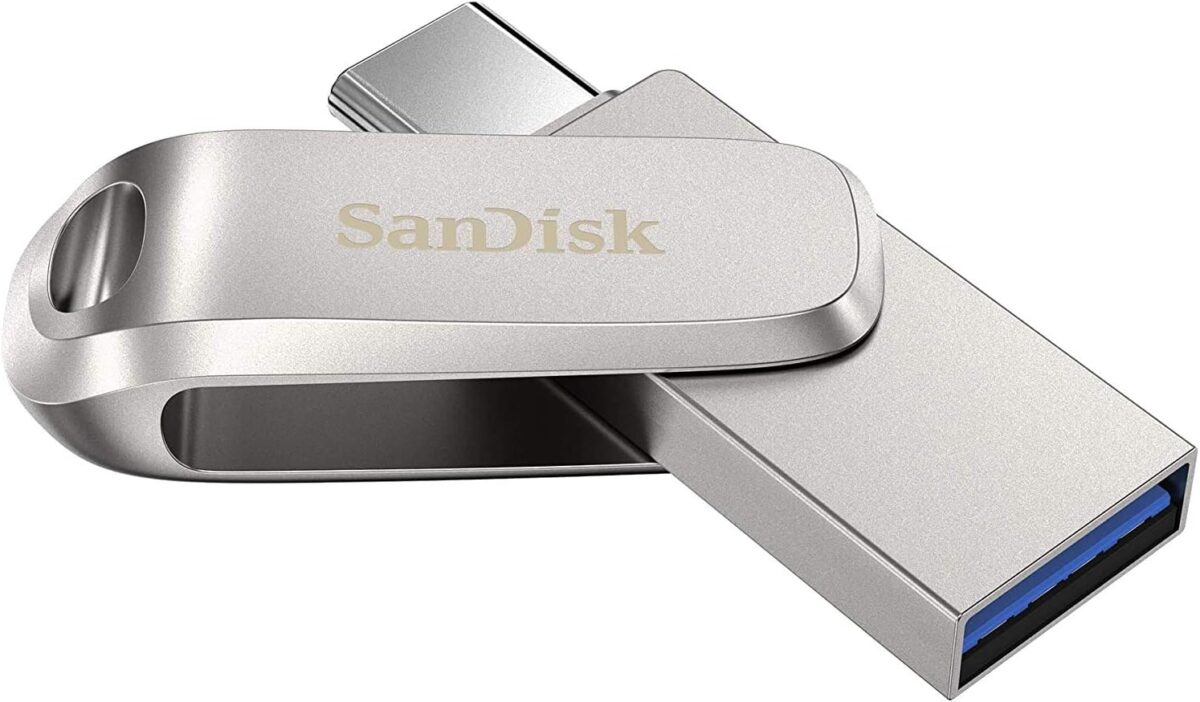 71gu1fkKM1L._AC_SL1500_ SanDisk Ultra Dual Drive Luxe USB Type-C 128GB  and USB Type-A connector for Smartphones, Tablets, and Computers – High Speed USB 3.1