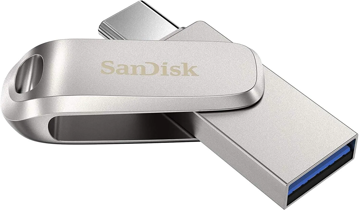 SanDisk Ultra Dual Drive Luxe USB Type-C 128GB  and USB Type-A connector for Smartphones, Tablets, and Computers – High Speed USB 3.1