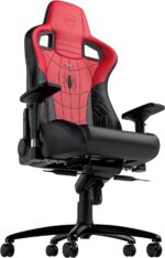 noblechairs Epic Gaming Chair, Ergonomic Office Chair, Office Gamer Armchair, Back Support and Lumbar Support, for Users up to 120kg and 1.85m Height (Spider-Man Limited Edition)
