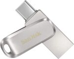 SanDisk Ultra Dual Drive Luxe USB Type-C 128GB  and USB Type-A connector for Smartphones, Tablets, and Computers – High Speed USB 3.1