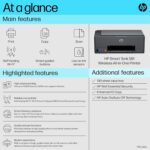 HP Smart Tank 581 All-in-One Printer, Color Printer for Home/office, Print; copy; scan; Wireless; Print upto 6000 black/color pages - Image 5