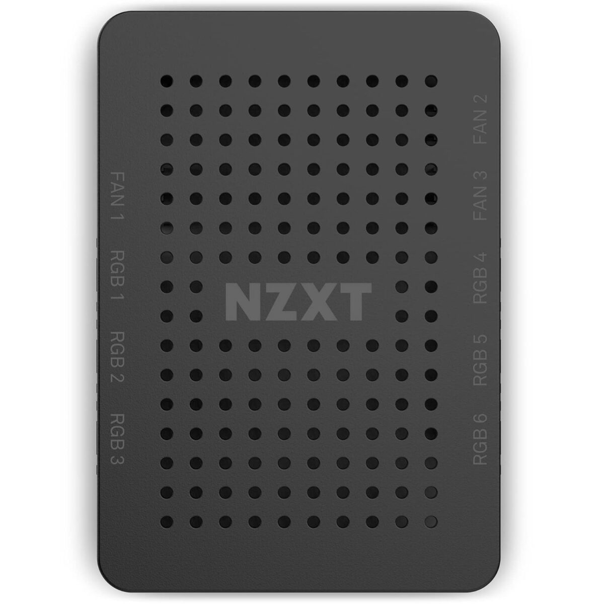 NZXT RGB & Fan Controller - AC-CRFR0-B1 , 6 RGB Lighting Channels - 3 Fan Channels - RGB Lighting Customization - Black