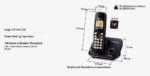 Cordless Phone With Caller Id Ni-Mh Rechargable Battery Providing Talk-Time Of 3 Hours And Standby Time Of 24 Hours