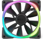 NZXT AER RGB 2 120mm Case Fans Twin Starter Pack with Hue 2 Black  HF-2812C-D1 - Image 4