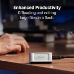 Kingston XS2000 4TB High Performance Portable SSD with USB-C | Pocket-Sized | USB 3.2 Gen 2x2 | External Solid State Drive | Up to 2000MB/s | SXS2000/4000G