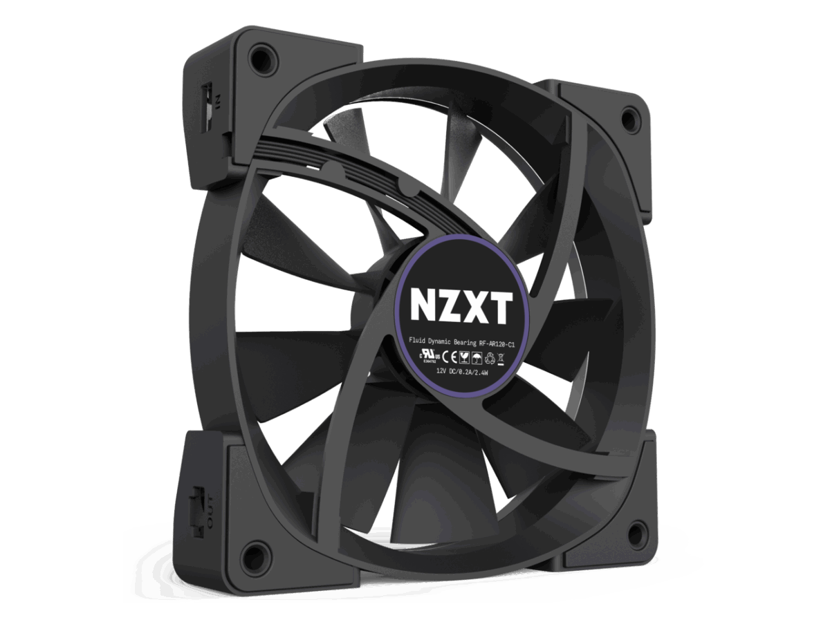 NZXT Aer RGB 2 Twin Starter KIT , 2x RGB Fans with HUE Controller - Image 9