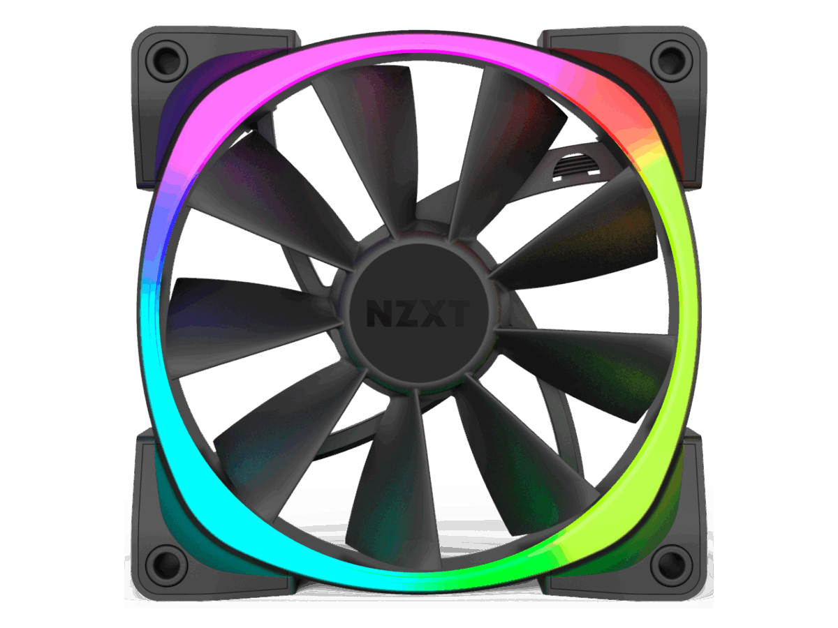 NZXT Aer RGB 2 Twin Starter KIT , 2x RGB Fans with HUE Controller - Image 8