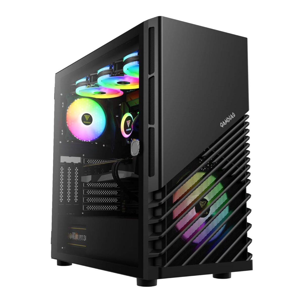 ARGUS M4 - EXPERT ZONE (6) Compatible with Dual 360mm Radiator (Top & Front) 1 Built-in 140mm Front Fan and 120mm Rear Fan Sync with 5V ARGB Motherboard Tool-Free Installation Tempered Glass Window Supports Motherboards up to ATX