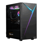 GAMDIAS ARGUS E4 ELITE GAMING ARGB PC CASE , Sync with 5V ARGB Motherboard , Tempered Glass , up to ATX Motherboards , 1 Built-in 120mm Rear Fan - BLACK