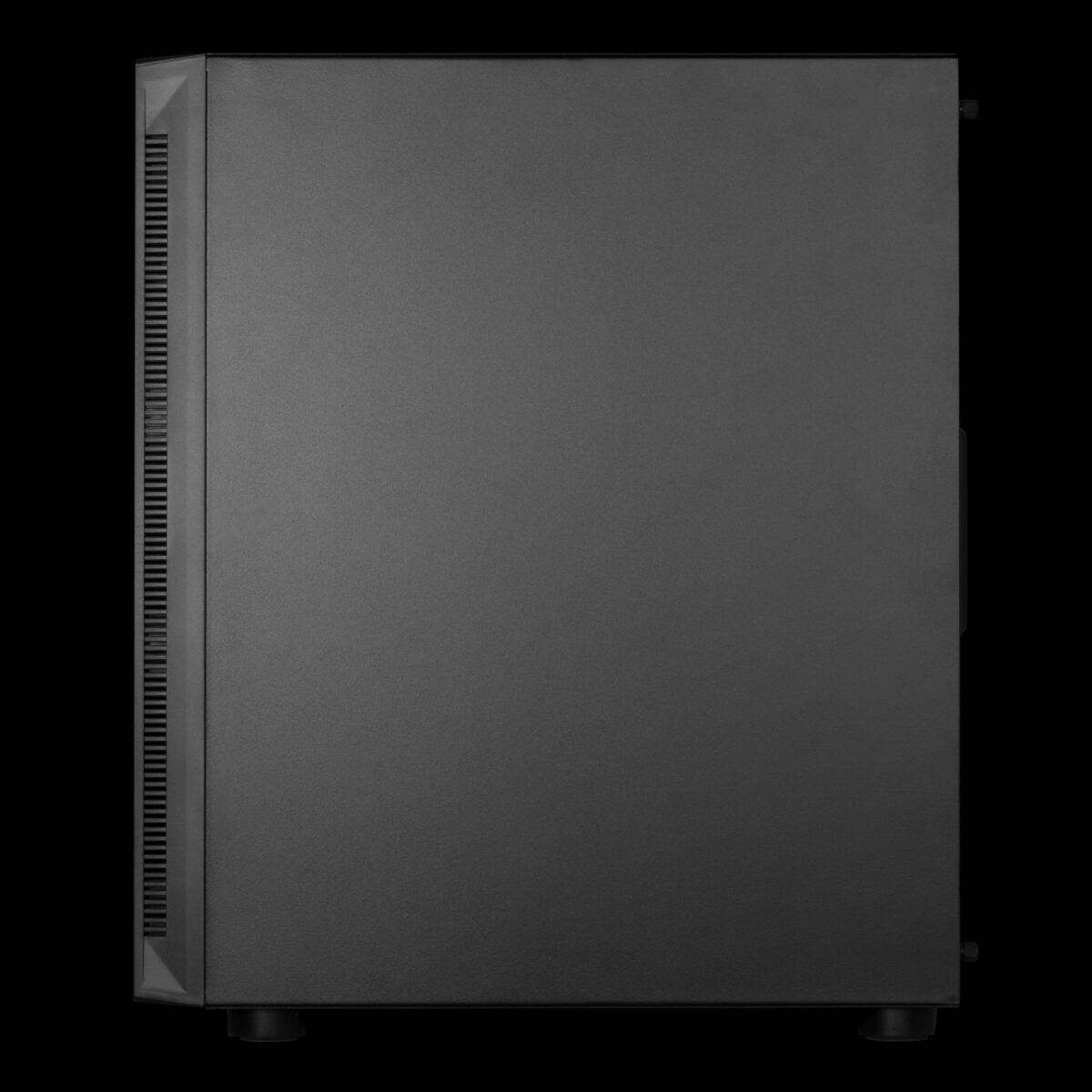 CUTTING EDGE Sync with 5V ARGB Motherboard RGB Streaming Lighting Left Tempered Glass Panels with Swing Door Design 1 Built-in 120mm Rear Fan Supports Motherboards up to ATX Magnetic Dust Filter Switch RGB Lighting Style with One Touch