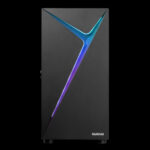 GAMDIAS ARGUS E4 ELITE GAMING ARGB PC CASE , Sync with 5V ARGB Motherboard , Tempered Glass , up to ATX Motherboards , 1 Built-in 120mm Rear Fan - BLACK