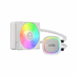Gamdias Aura GL-120 | Liquid CPU Cooler | RGB Stream Lighting | Hydraulic Bearing PWM Fan | COMPATIBLE INTEL & RYZRN | Pump up to 2700 RPM - WHITE